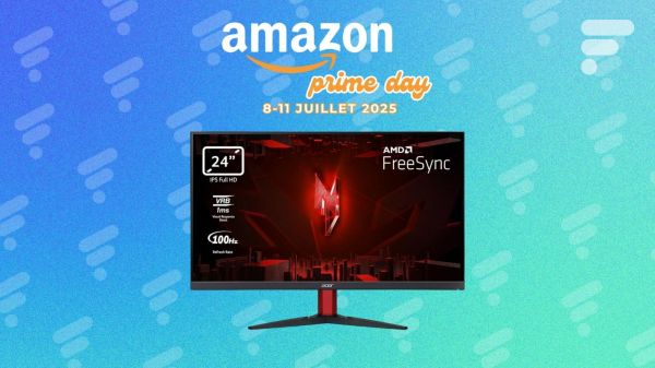 Grâce au Prime Day, cet écran PC gaming Acer (100 Hz, FreeSync) n'est qu'à 80 € seulement