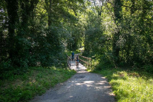 Lourdes-Biarritz sur la Véloroute 81. 2e étape de Nay à Pau : au fil du gave... et du maïs