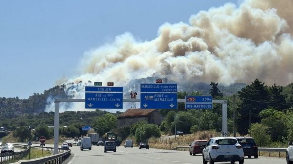 Un incendie se déclare aux Pennes-Mirabeau, près de 5 hectares parcourus
