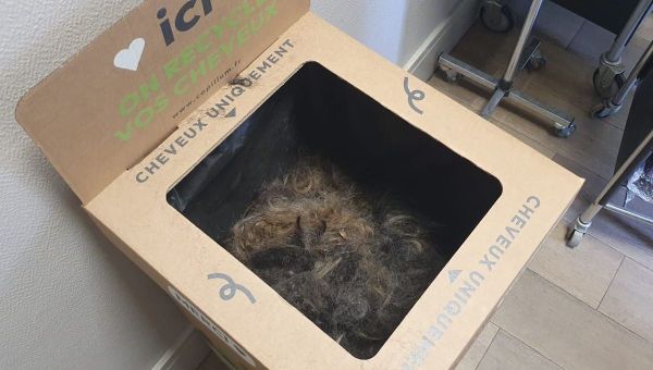 Un salon de coiffure dijonnais collecte les cheveux coupés pour protéger les océans 