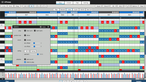 Ultimate MIDI Plugin sort UPhrase