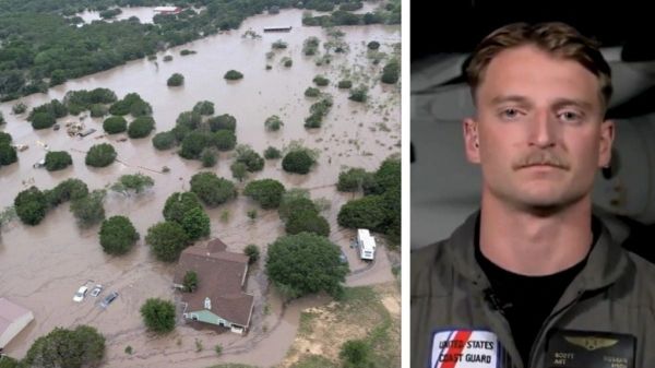 Un garde-côte héroïque sauve 165 enfants pris au piège d'une terrible inondation au Texas