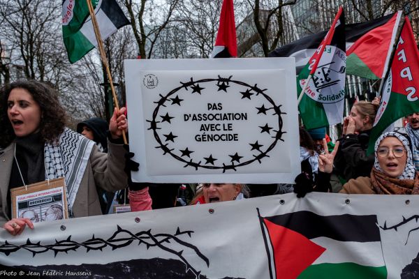 Déclaration conjointe sur la révision de l’accord d’association UE-Israël dénonçant le laxisme de l’Union Européenne face aux crimes israéliens
