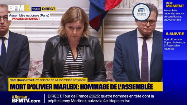 Décès d'Olivier Marleix: Yaël Braun-Pivet rend un "homme unanimement apprécié"
