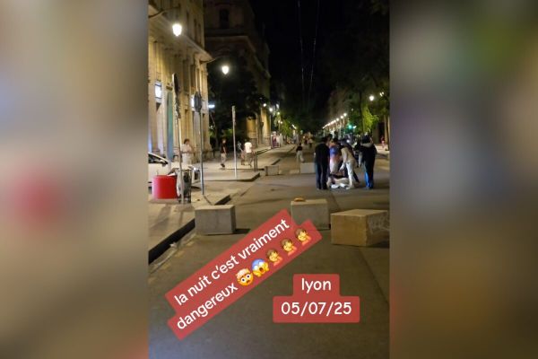 Lyon : le passage à tabac d'un homme filmé rue de la République samedi soir