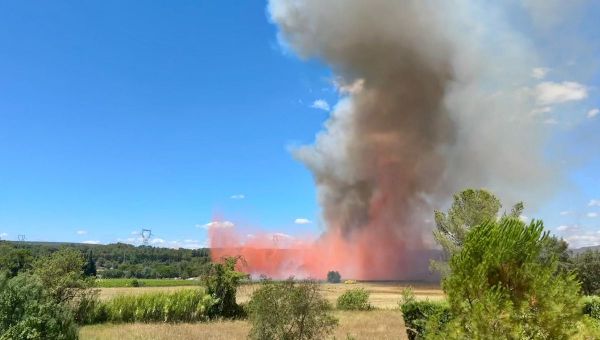 L'incendie à Saint-Clément-de-Rivière est maitrisé, les routes sont rouvertes