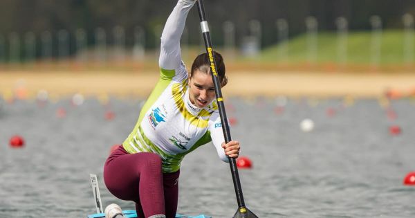 Canoë-kayak. La Géromoise Chloé Nicot sur le pont à Libourne lors des championnats de France