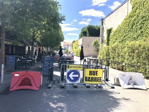 La rue Raymond-Poincaré réservée aux piétons jusqu'au 31 août, à Angoulême