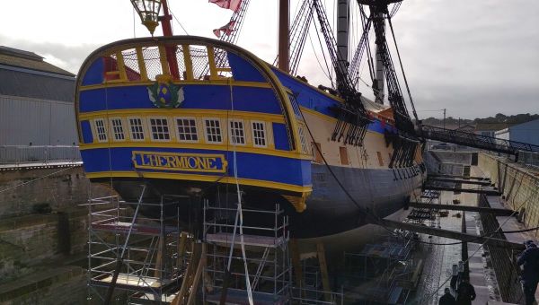 Sauvetage de l'Hermione : malgré un demi-million de promesses de dons, "la clé, c'est de trouver de grands mécènes"