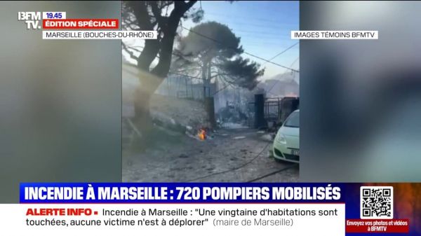 "Tout a brûlé": cet habitant de L'Estaque témoigne des dégâts qu'a causé l'incendie à Marseille