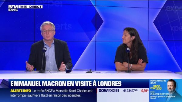 Emmanuel Macron en visite à Londres - 08/07
