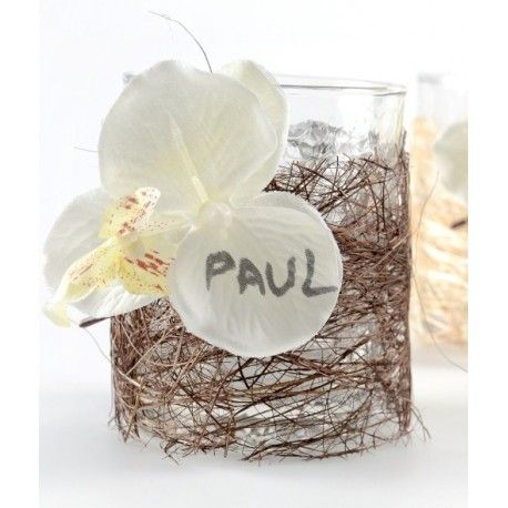 Ruban abaca chocolat 5 M déco mariage déco fête