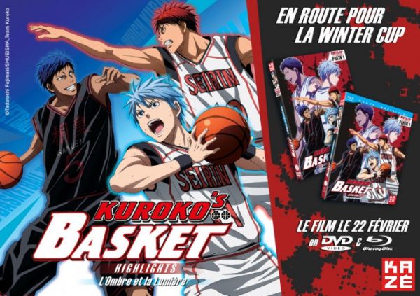 Kuroko’s Basket – Winter Cup ce 22 février en DVD et Blu-ray