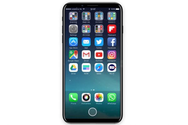 iPhone 8 : un nouveau concept avec le Touch ID intégré à l'écran