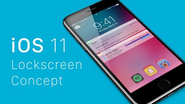 Un concept du Lockscreen d’iOS 11 avec des idées séduisantes