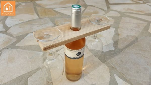Tuto : fabriquer un porte verres à vin