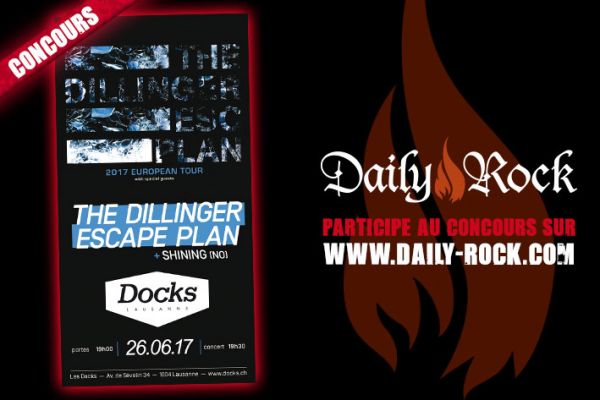 Concours The Dillinger Escape Plan (invits)