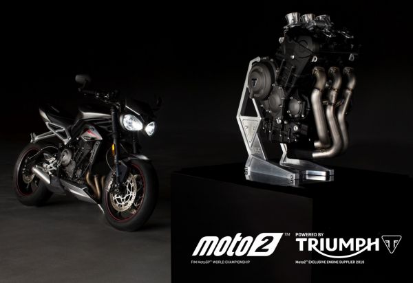 Les moto 2 rouleront en 2019 avec un moteur Triumph.  |  Objectif-moto