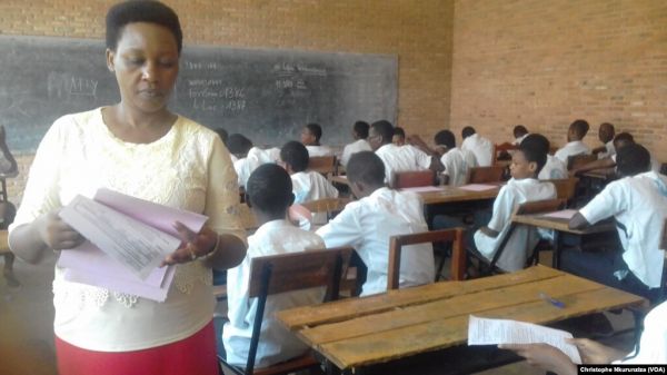 Les lycéens ont planché sur les épreuves du concours national au Burundi
