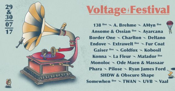 BE - Voltage Festival @ Zwevegem les 29 et 30/07/2017