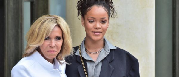 Rihanna évoque "une rencontre absolument incroyable" avec les Macron