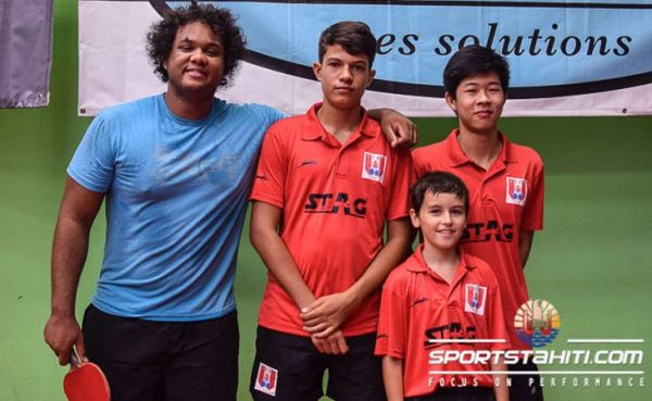 Tennis de Table : Tahiti 2e par équipe à la Coupe des Outre-mer