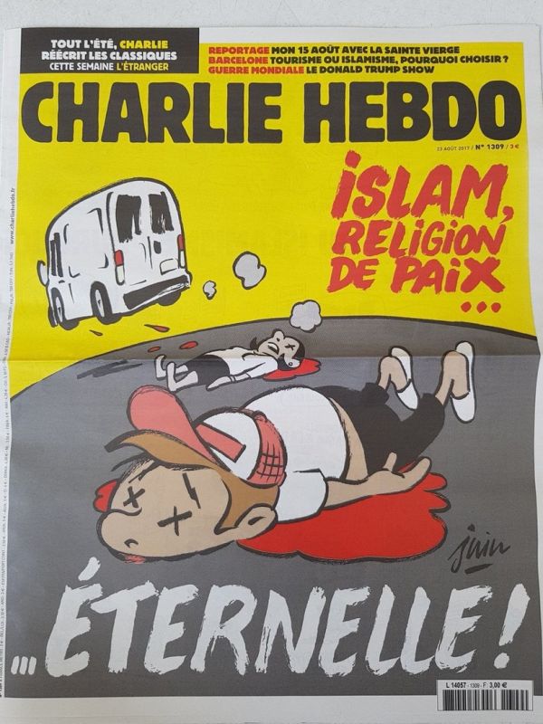 «Islam, religion de paix» et victimes écrasées : avec sa Une, Charlie Hebdo met le feu aux poudres