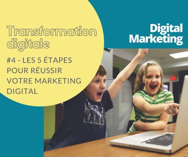 Transformation digital #4 - atteindre ses objectifs marketing en digital en 5 étapes