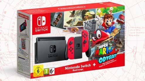 Nintendo Switch : Un pack Super Mario Odyssey annoncé en Europe, les images