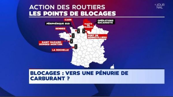 Grève des routiers : la carte des premiers blocages prévus ce lundi
