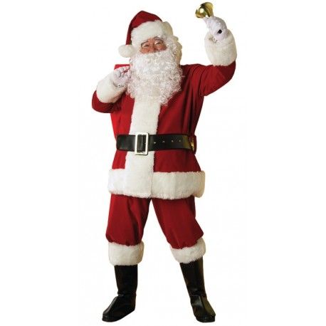 Déguisement Père Noël Luxe adulte Santa Claus Costume Père Noël Santa