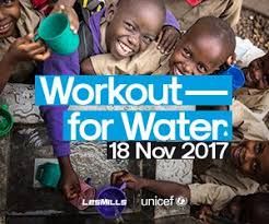 Les Mills & Unicef : Workout for Water – samedi 18 novembre 2017