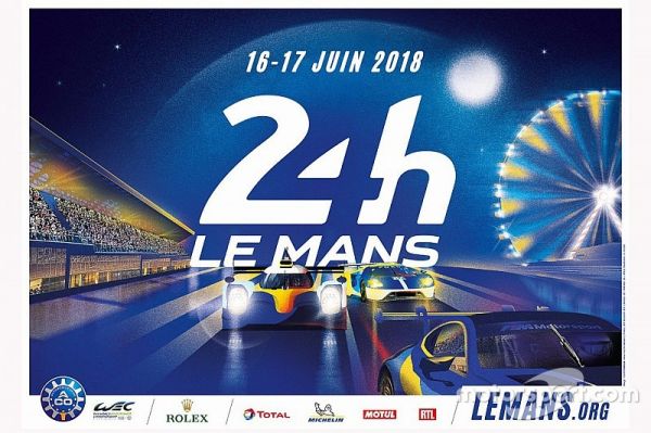 L'affiche des 24 Heures du Mans 2018 dévoilée