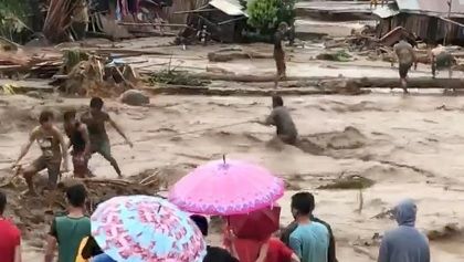 Philippines : 200 morts  après le passage de la tempête Tembin