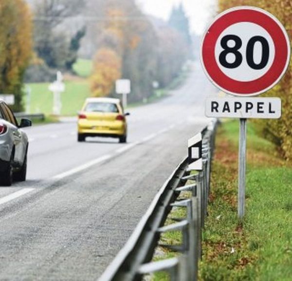 Réduction de la vitesse à 80km/h : l'expérimentation "n'a pas permis de réduire le nombre d'accidents"