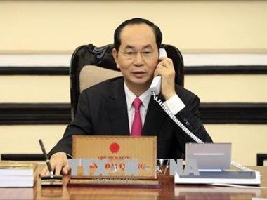 Conversation téléphonique Tran Dai Quang-Donald Trump