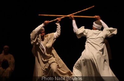 Dans le cercle des hommes du Nil, le spectacle d'art martial égyptien au Musée du Quai Branly