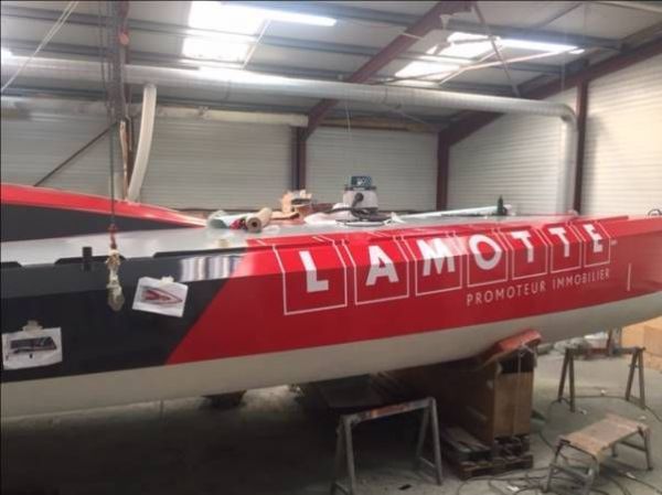 Le nouveau Class40 du Groupe Lamotte mis à l'eau demain !
