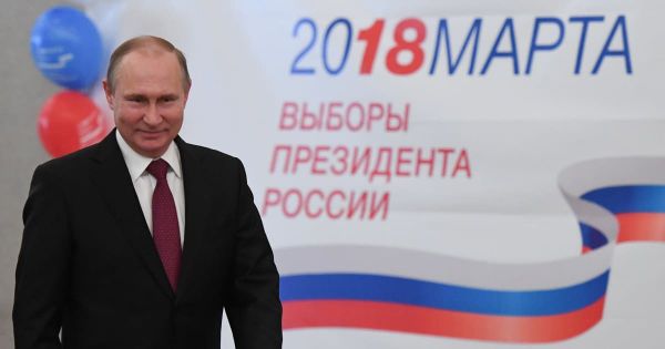 Poutine réélu pour un 4e mandat avec 73,9% des voix