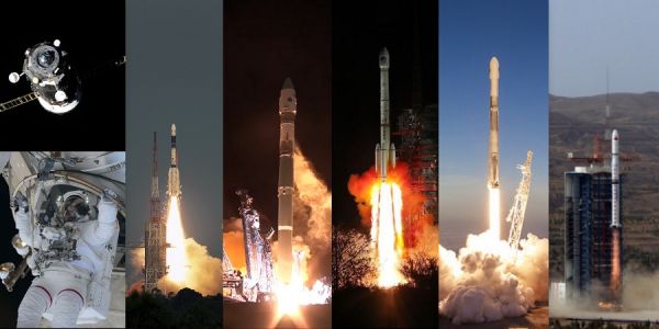 L’actualité spatiale de la semaine du 26 mars au 1er avril : Progress, EVA, GSLV, Soyouz, Long March, Falcon 9, Tiangong-1