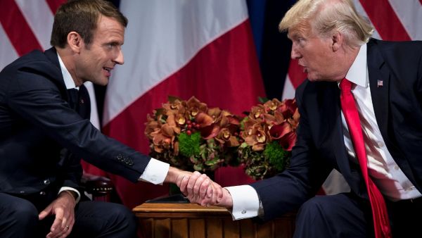 Macron retrouve son "ami" Trump sur fond de désaccords profonds