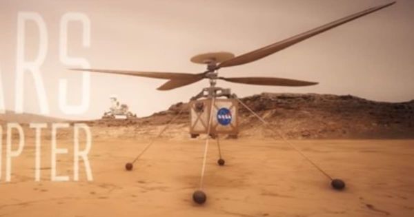La Nasa prévoit d'envoyer le tout premier hélicoptère sur Mars