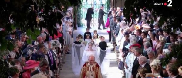 Mariage Harry et Meghan : le prince George et la princesse Charlotte magnifiques enfants d'honneur aux côtés de la mariée !