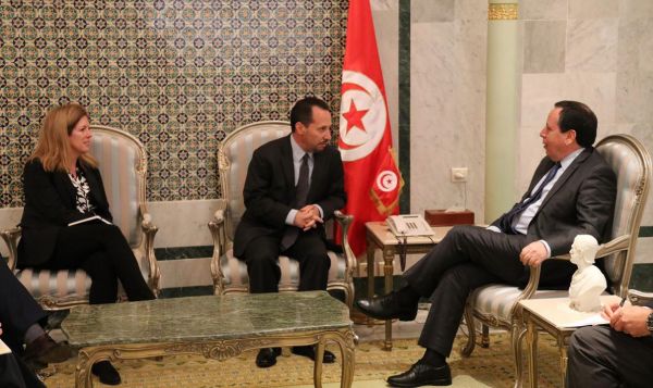 خميس الجهيناوي يلتقي سفير الولايات المتحدة بتونس