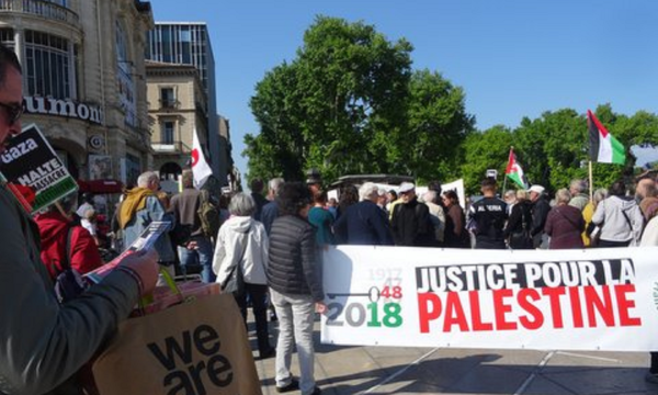 Rassemblement de soutien à Gaza et commémoration de la Nakba