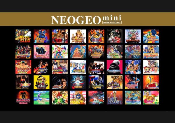 #e3gk - SNK dévoile les 40 jeux de la Neo Geo Mini