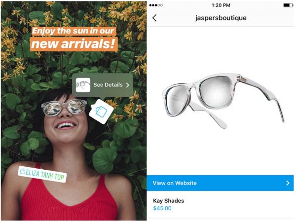 Instagram lance une nouvelle expérience d’achat pour les stories