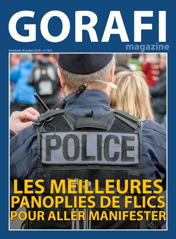 Gorafi Magazine : Les meilleures panoplies de flics pour aller manifester