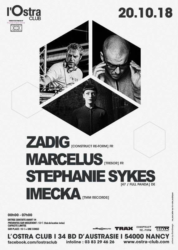 54 - Stephanie Sykes, Zadig et Marcelus @ L'Ostra Club le 20/10/2018