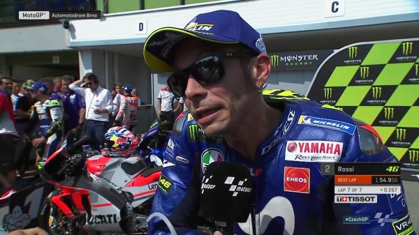 Rossi : "J'ai fait un beau chrono mais je ne suis pas fantastique en rythme de course..."